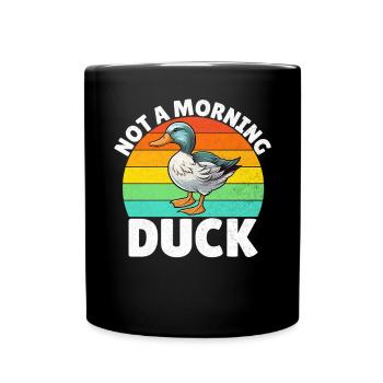 Duck Gifts for Duck Lovers - Full Colour Mug - black - Front