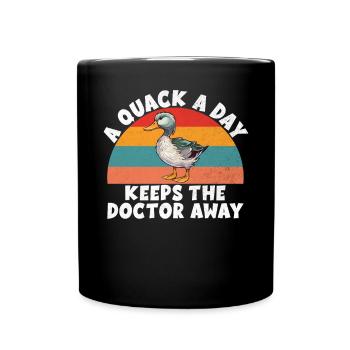 Duck Gifts for Duck Lovers - Full Colour Mug - black - Front