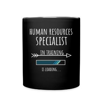 Human Resources Specialist in Ausbildung Beruf - Tasse einfarbig - Schwarz - Vorne