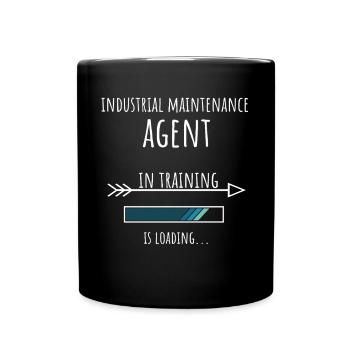 Industrial Maintenance Technician in Ausbildung - Tasse einfarbig - Schwarz - Vorne