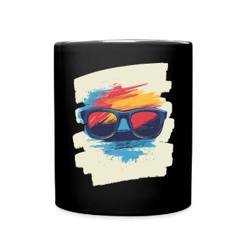 Sunglasses - Full Colour Mug - black - Front