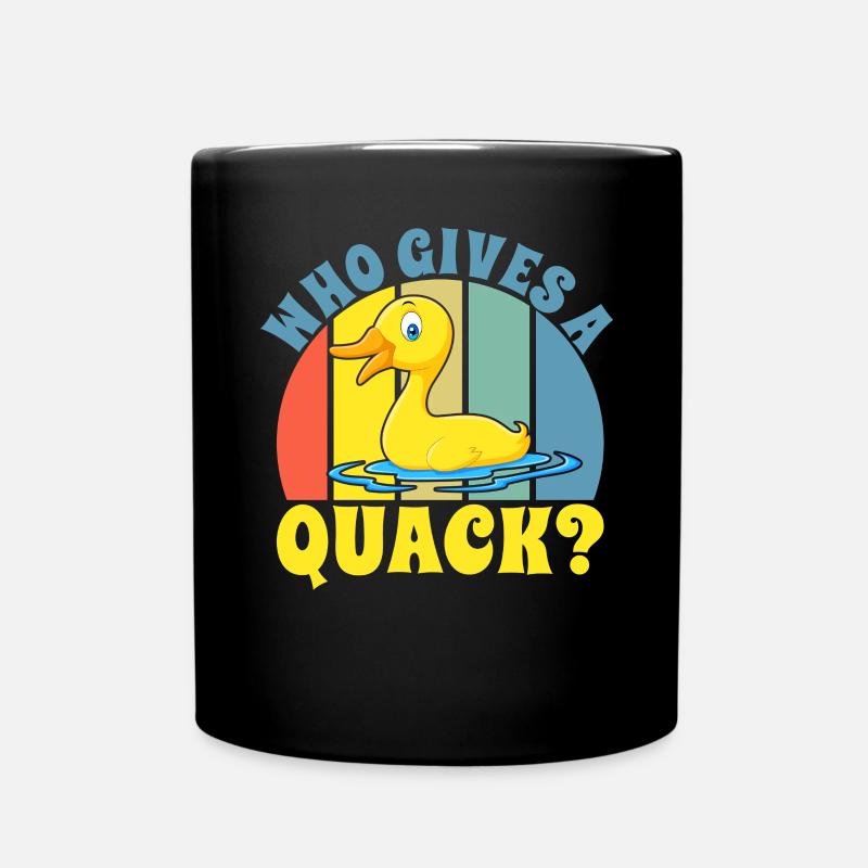 Duck Gifts for Duck Lovers - Tasse einfarbig - Schwarz