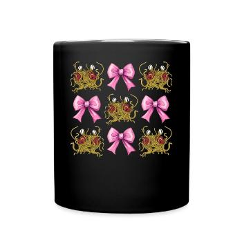 Arc Coquette Monstre Spaghetti Volant - Mug uni - noir - Devant