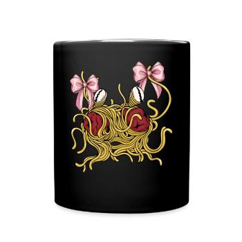 Arc Coquette Monstre Spaghetti Volant - Mug uni - noir - Devant