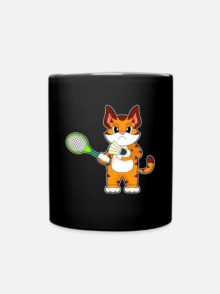 Tiger Badminton Raquette de Badminton - Mug uni - noir
