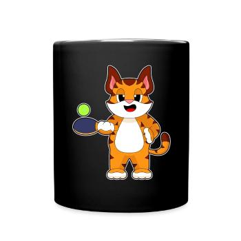 Tiger Tennis de table Raquette de tennis de table - Mug uni - noir - Devant