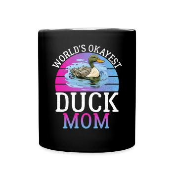Duck Gifts for Duck Lovers - Tasse einfarbig - Schwarz - Vorne