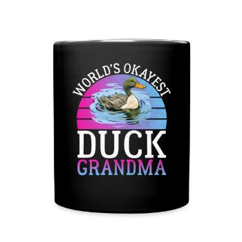Duck Gifts for Duck Lovers - Full Colour Mug - black - Front
