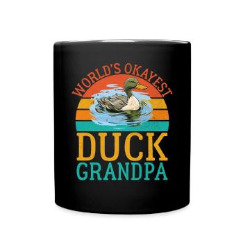 Duck Gifts for Duck Lovers - Full Colour Mug - black - Front