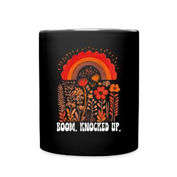 Infertility awareness IVF fertilization - Full Colour Mug - black - Front