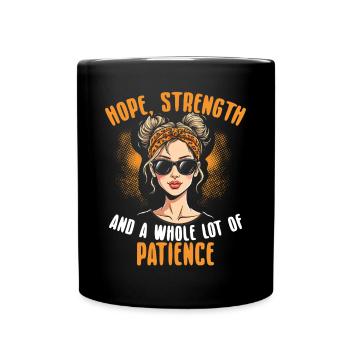 Awareness of Infertility IVF Fertilization - Full Colour Mug - black - Front