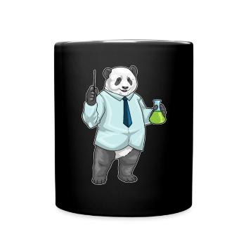 Panda Chemistry Teacher School - Full Colour Mug - black - Front