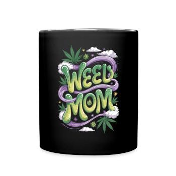 Weed Mom Power - Full Colour Mug - black - Front