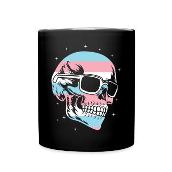 Fierté LGBT transgenre - Mug uni - noir - Devant
