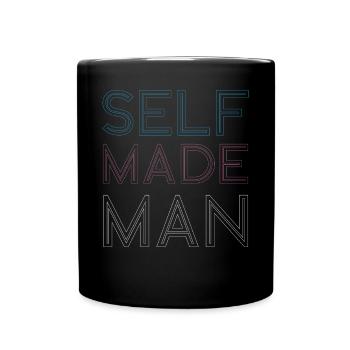 Transgender Trans LGBT Pride - Full Colour Mug - black - Front