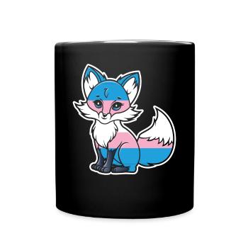 Fierté LGBT transgenre - Mug uni - noir - Devant