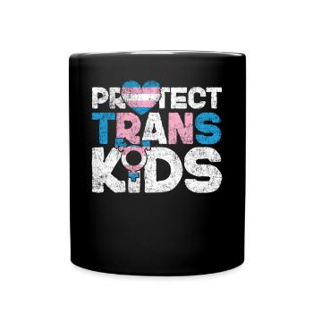 Fierté LGBT transgenre - Mug uni - noir - Devant
