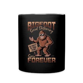 Bigfoot Sasquatch - Full Colour Mug - black - Front