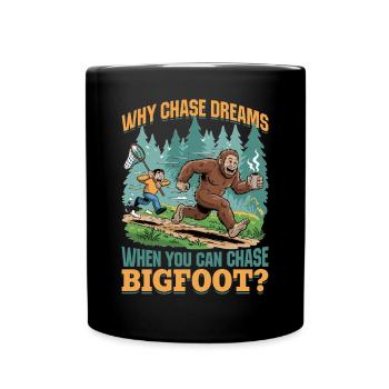 Bigfoot Sasquatch - Full Colour Mug - black - Front