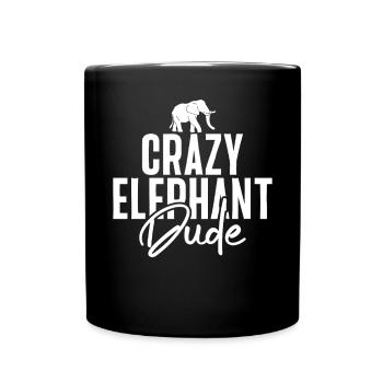 Elephant Lovers Gifts - Full Colour Mug - black - Front