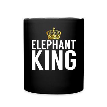 Elephant Lovers Gifts - Full Colour Mug - black - Front