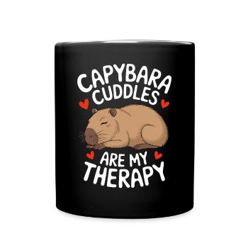 Capybara - Full Colour Mug - black - Front