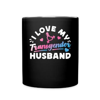 Transgender Trans LGBT Pride - Tasse einfarbig - Schwarz - Vorne