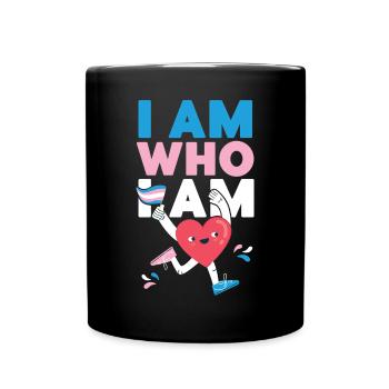 Fierté LGBT transgenre - Mug uni - noir - Devant