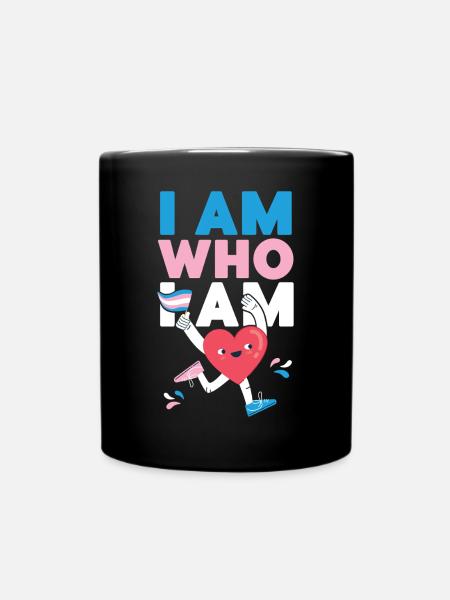 Transgender Trans LGBT Pride - Tasse einfarbig - Schwarz