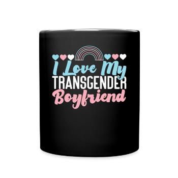 Transgender Trans LGBT Pride - Tasse einfarbig - Schwarz - Vorne