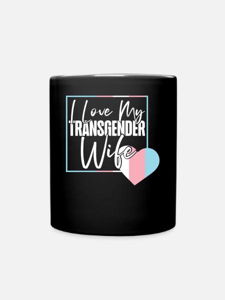 Transgender Trans LGBT Pride - Tasse einfarbig - Schwarz