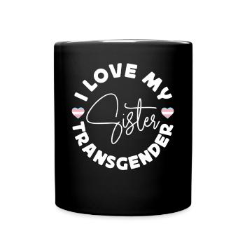 Fierté LGBT transgenre - Mug uni - noir - Devant