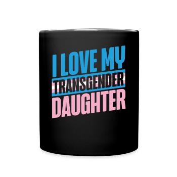 Transgender Trans LGBT Pride - Tasse einfarbig - Schwarz - Vorne