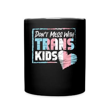 Fierté LGBT transgenre - Mug uni - noir - Devant