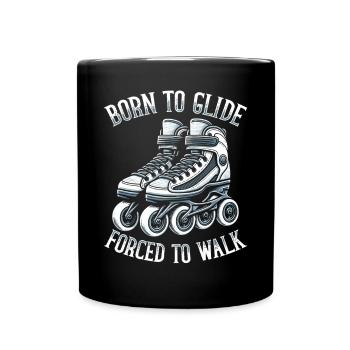 Inline Skating Rollerblading Inline Skates - Tasse einfarbig - Schwarz - Vorne