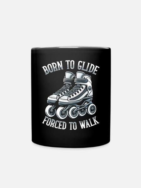 Inline Skating Rollerblading Inline Skates - Tasse einfarbig - Schwarz