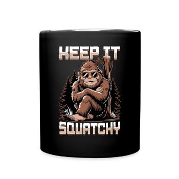 Bigfoot Sasquatch - Full Colour Mug - black - Front
