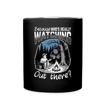 Bigfoot Sasquatch - Full Colour Mug - black - Front