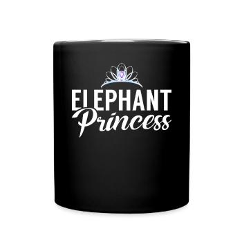 Elephant Lovers Gifts - Full Colour Mug - black - Front