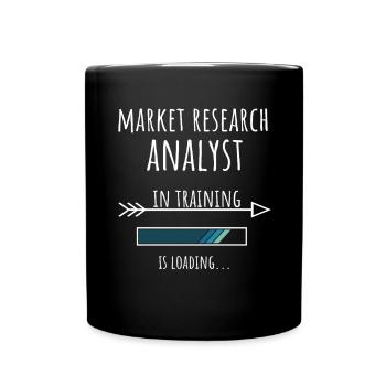 Market Research Analyst in Training Profession - Full Colour Mug - black - Front