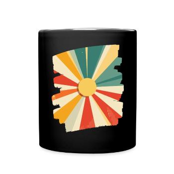 Summer Sun Sunset - Full Colour Mug - black - Front