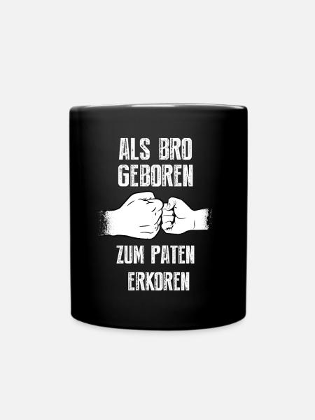 Brother and godfather - Full Colour Mug - black