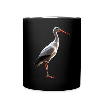 Amoureux des cigognes Cigognes blanches Cigognes géantes Cigognes - Mug uni - noir - Devant