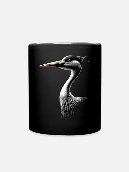 Amoureux des cigognes Cigognes blanches Cigognes géantes Cigognes - Mug uni - noir