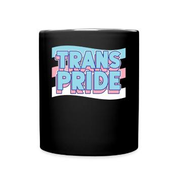 Transgender Trans LGBT Pride - Tasse einfarbig - Schwarz - Vorne