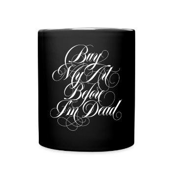 Acheter mon art - Mug uni - noir - Devant