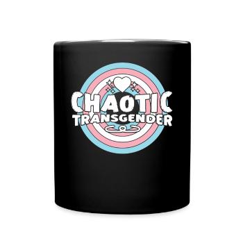 Transgender Trans LGBT Pride - Tasse einfarbig - Schwarz - Vorne