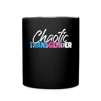 Transgender Trans LGBT Pride - Tasse einfarbig - Schwarz - Vorne