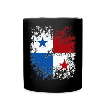 Fierté panaméenne, drapeau panaméen - Mug uni - noir - Devant