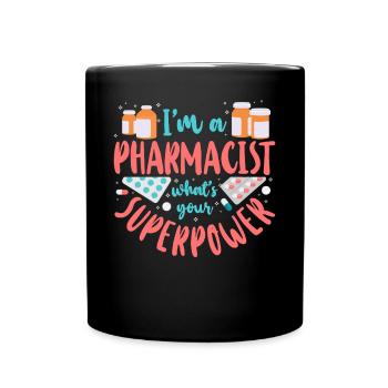 Pharmacy Tech Technician - Tasse einfarbig - Schwarz - Vorne
